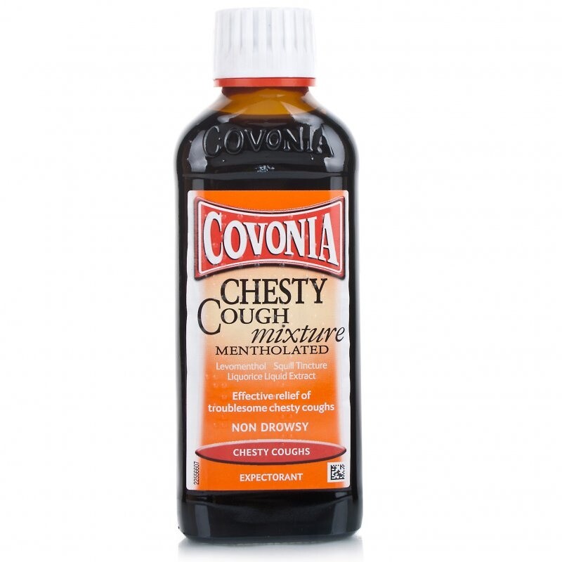 Covonia Chesty Cough Mixture Mentholated 