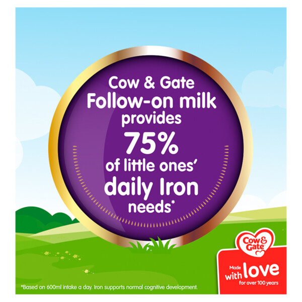 Cow & Gate 2 Follow On Baby Milk Formula Liquid 6-12 Months