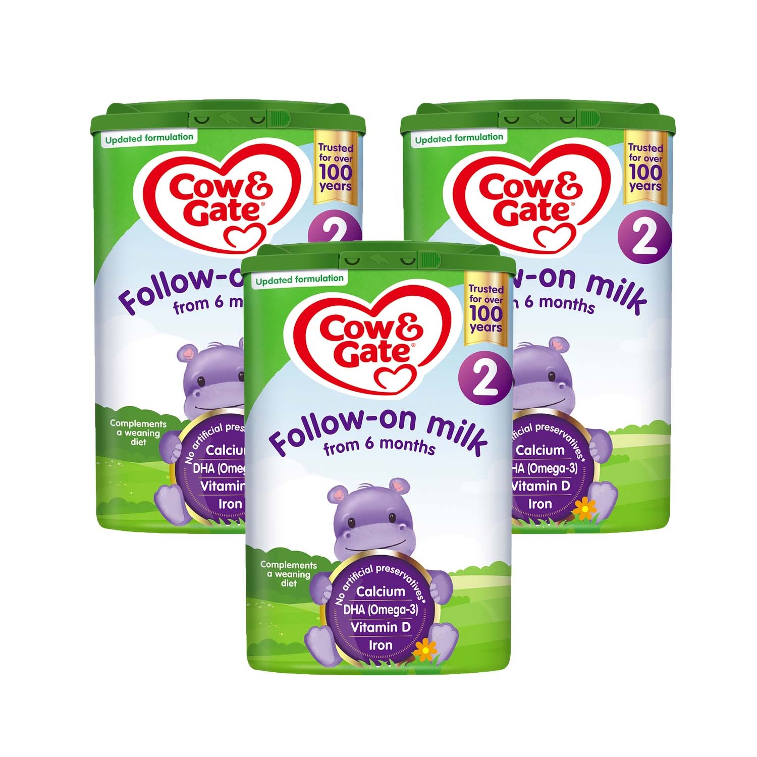 Cow & Gate Follow On Milk 3 Pack x 900g