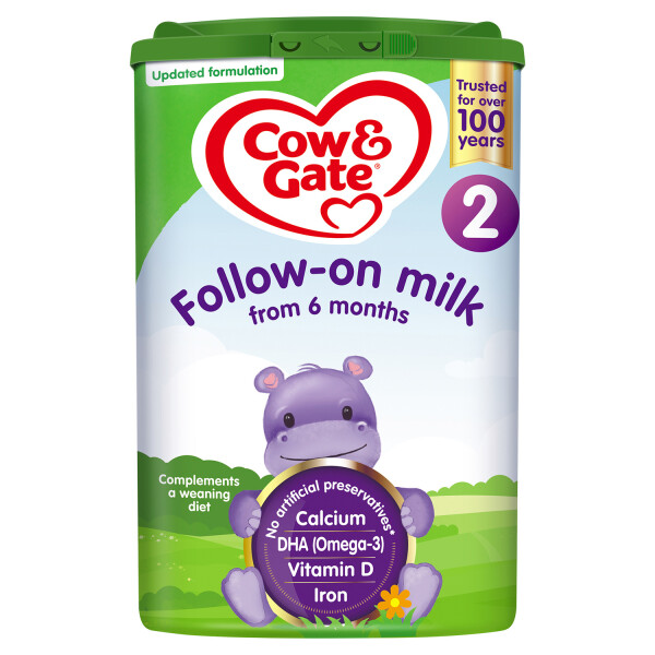 Cow & Gate 2 Follow On Baby Milk Formula Powder 6-12 Months