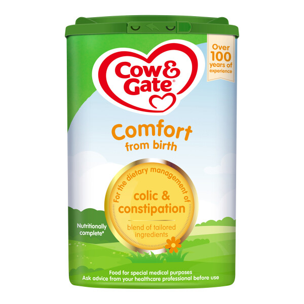 Cow & Gate Comfort Baby Milk Formula From Birth