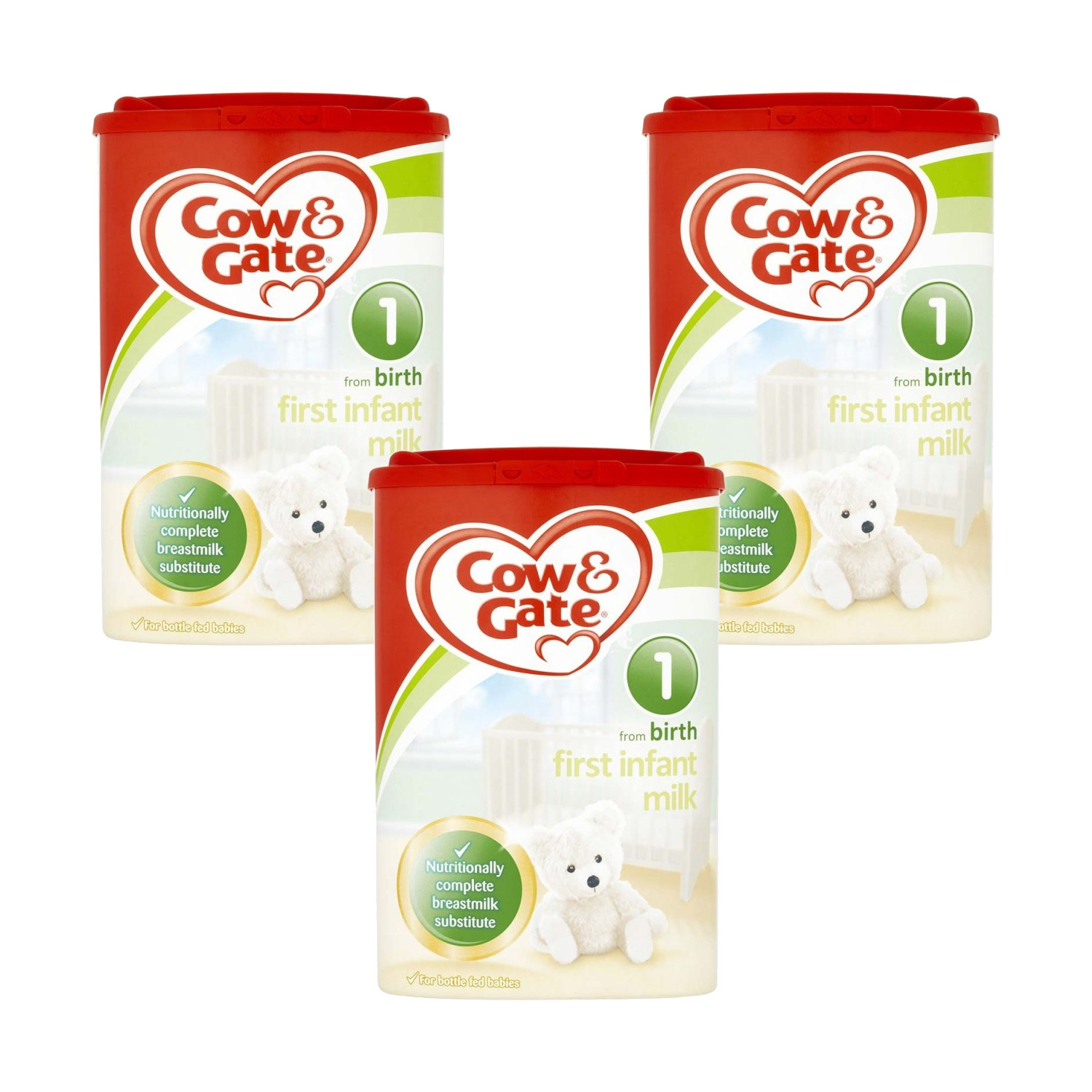 Click to view product details and reviews for Cow Gate First Infant Milk Triple Pack.