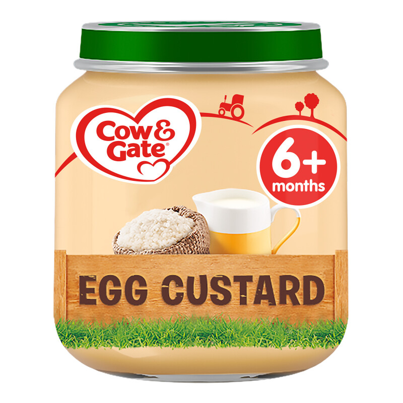 Cow & Gate Egg Custard Jar