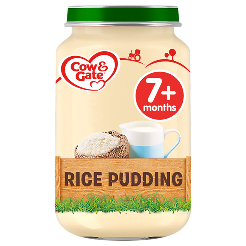 Cow & Gate Rice Pudding Jar