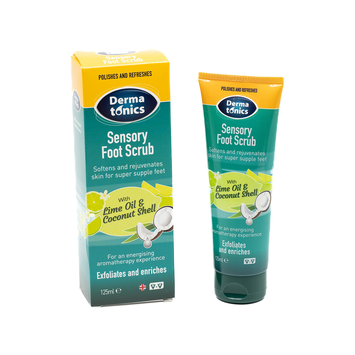 Dermatonics Lime & Coconut Sensory Foot Scrub