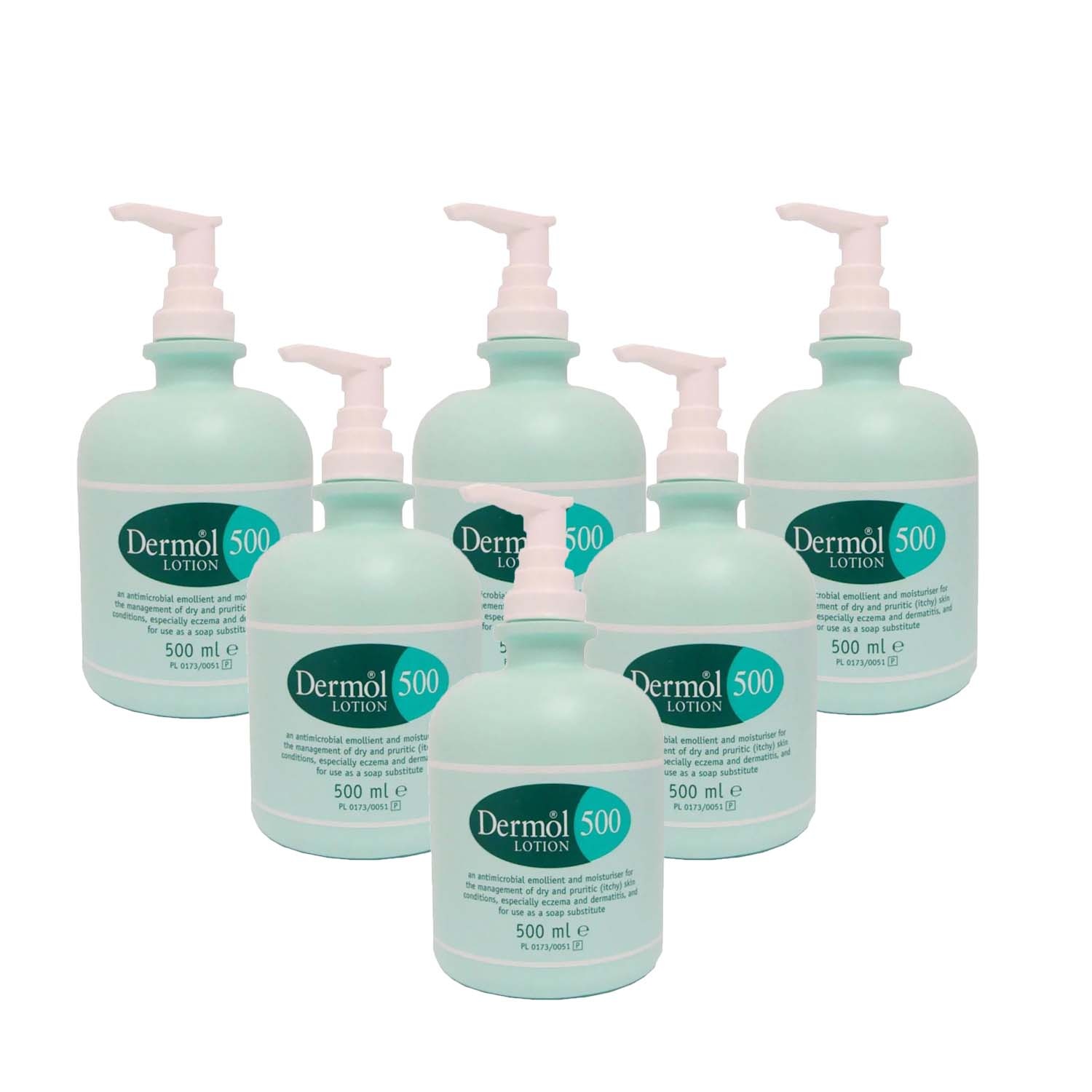 Dermol 500 Lotion 500ml x 6