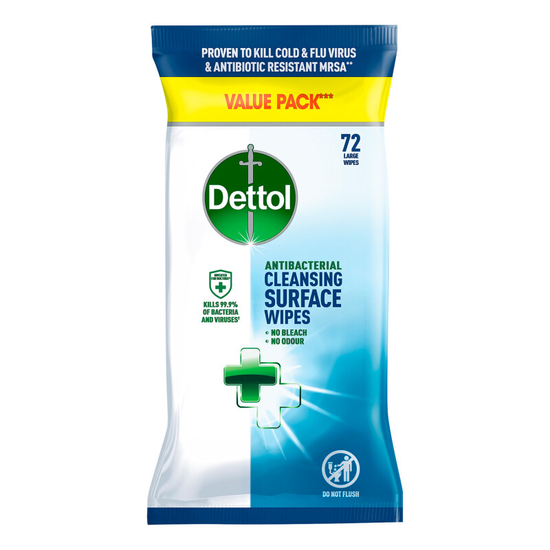 Dettol Anti-Bacterial Surface Cleanser Wipes