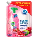 Dettol Clean & Fresh Multipurpose Cleaning Refill Spray Pomegranate