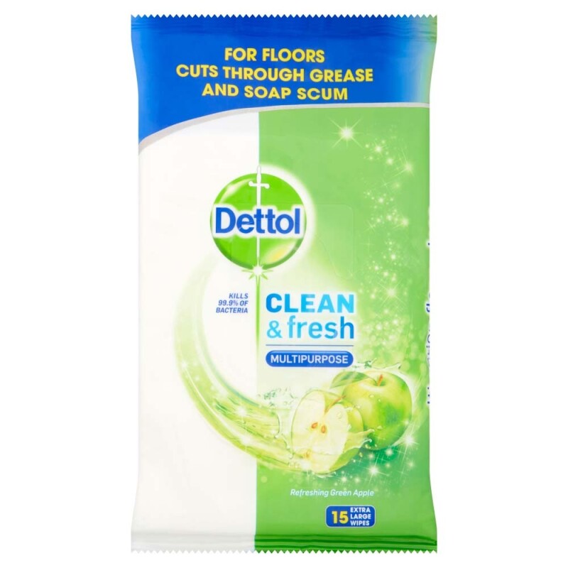 Dettol Power & Fresh Antibacterial Floor Wipes