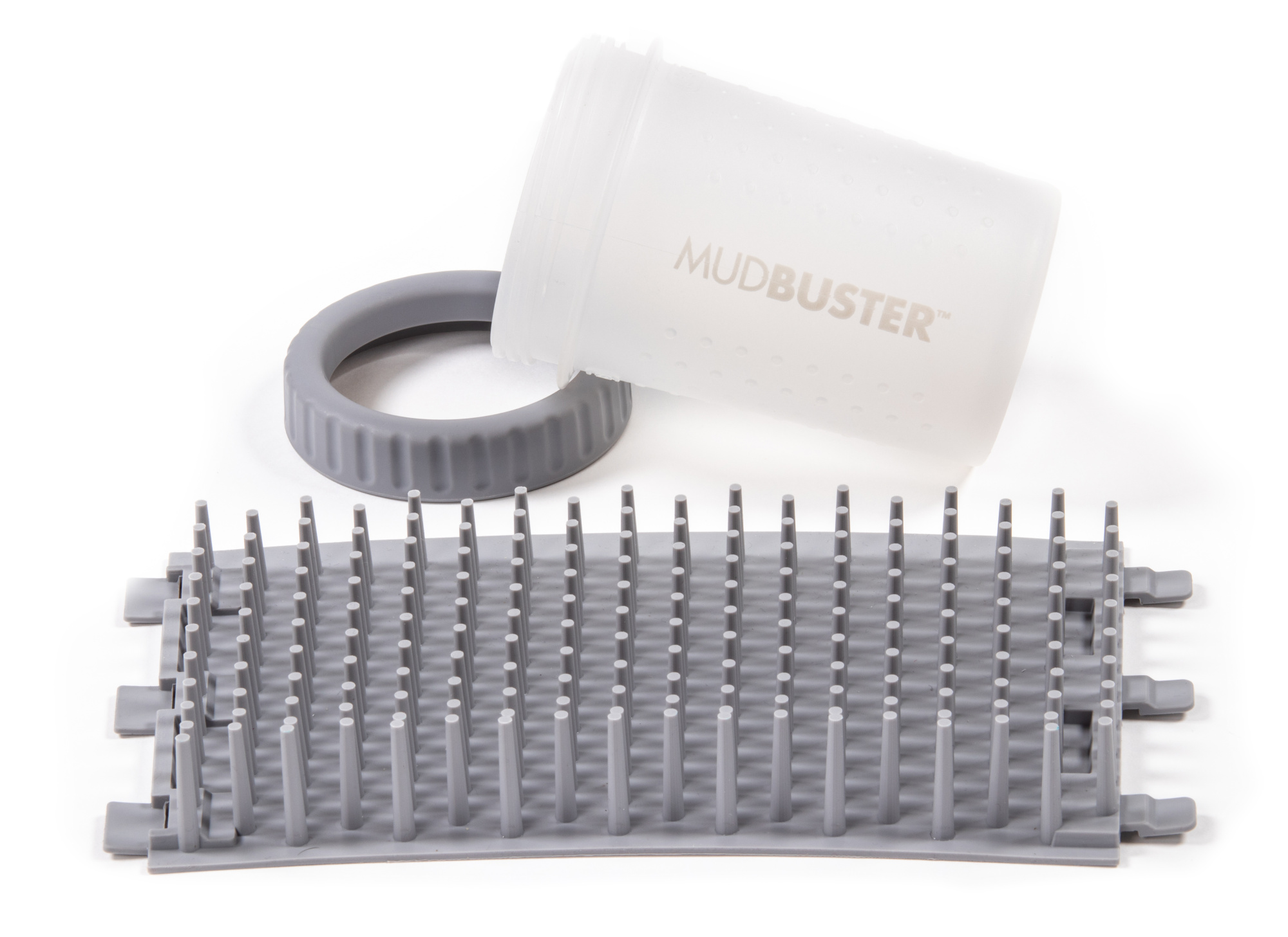 Dexas Dog MudBuster Medium Light Grey