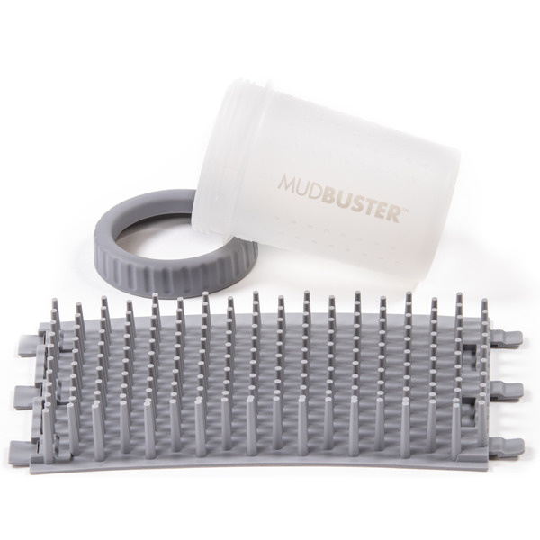Dexas Dog MudBuster Medium Light Grey