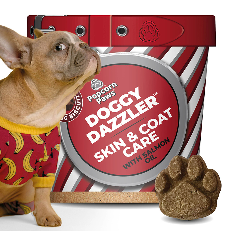 Doggy Dazzler Skin & Coat Healthy Dog Treats with Omega Oils, High Protein