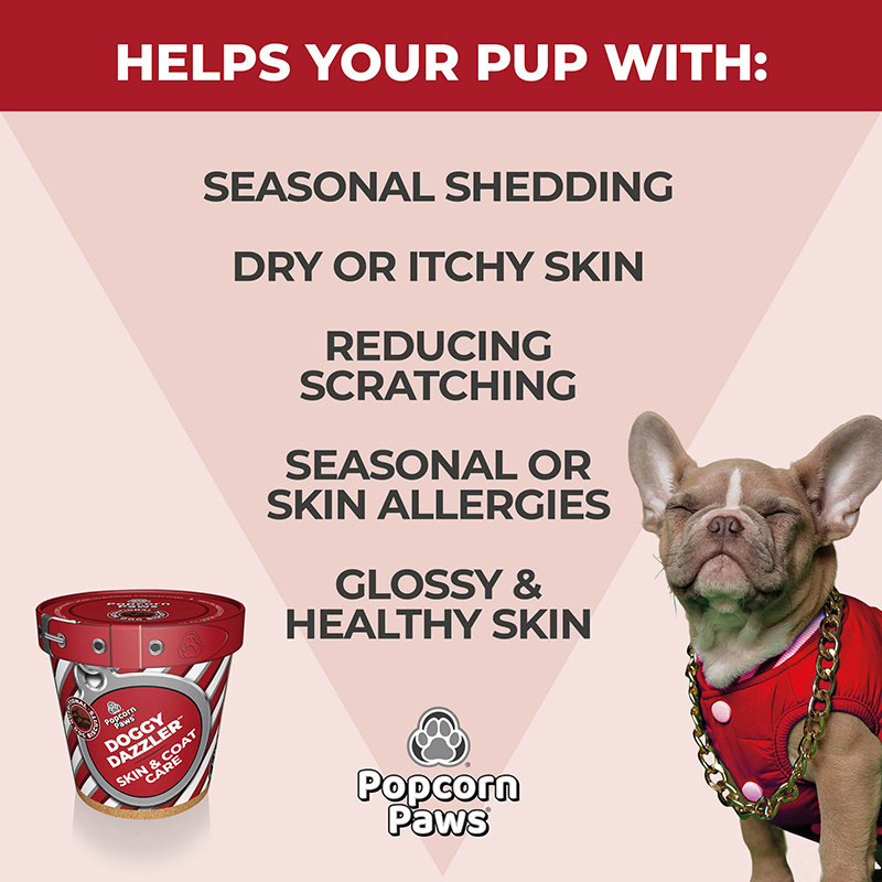 Popcorn Paws Doggy Dazzler- Healthy Skin & Coat with Omega Oils