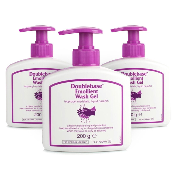  Doublebase Emollient Wash Gel Triple Pack