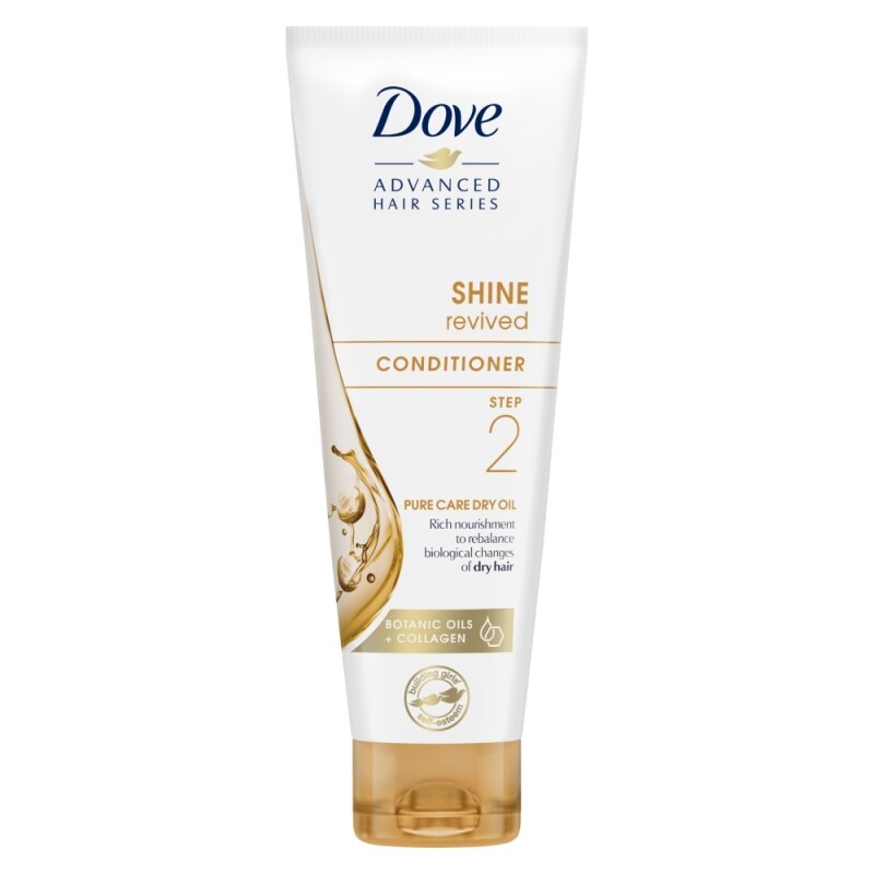 Dove Advanced Hair Series Shine Revived Conditioner Pure Care Dry Oil