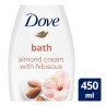 Dove Caring Bath Almond Cream With Hibiscus Moisturising Cream