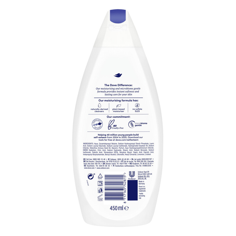 Buy Dove Deeply Nourishing Body Wash 450ml | Chemist Direct