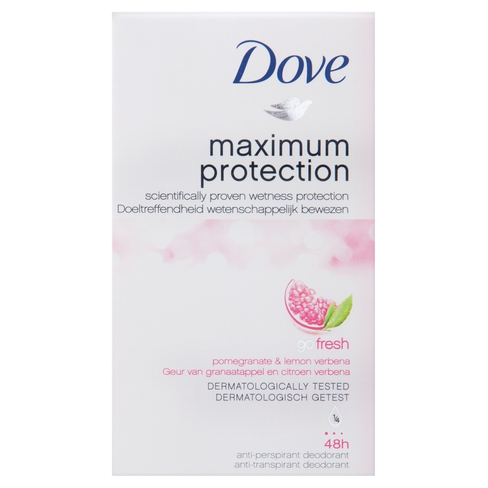 Dove Maximum Protection Anti-Perspirant Cream Stick Pomegrante & Lemon Verbena