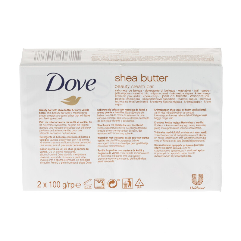 Dove Shea Butter Soap Bar 2 Pack