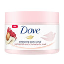 Dove Shower Body Scrub Jar Pomegranate Seeds and Shea Butter