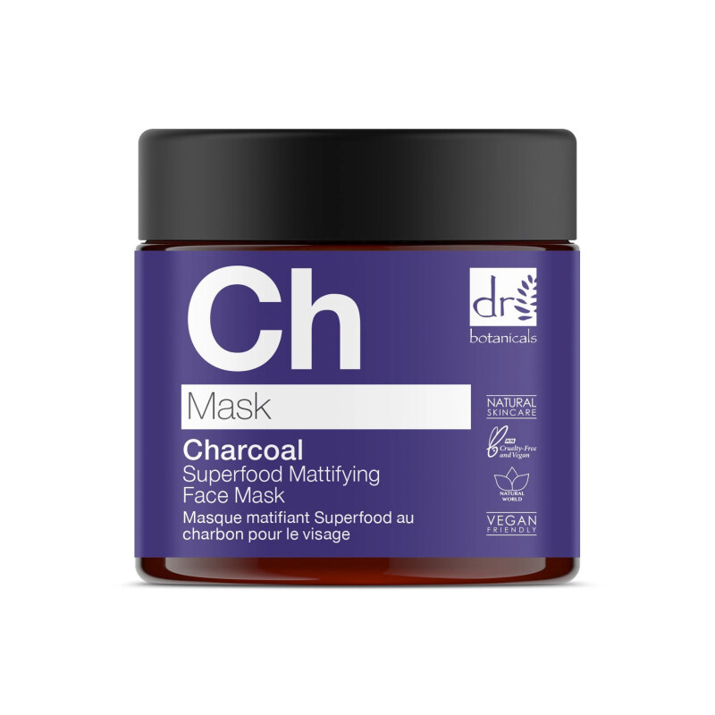 Dr Botanicals Apothecary Charcoal Superfood Mattifying Face Mask 
