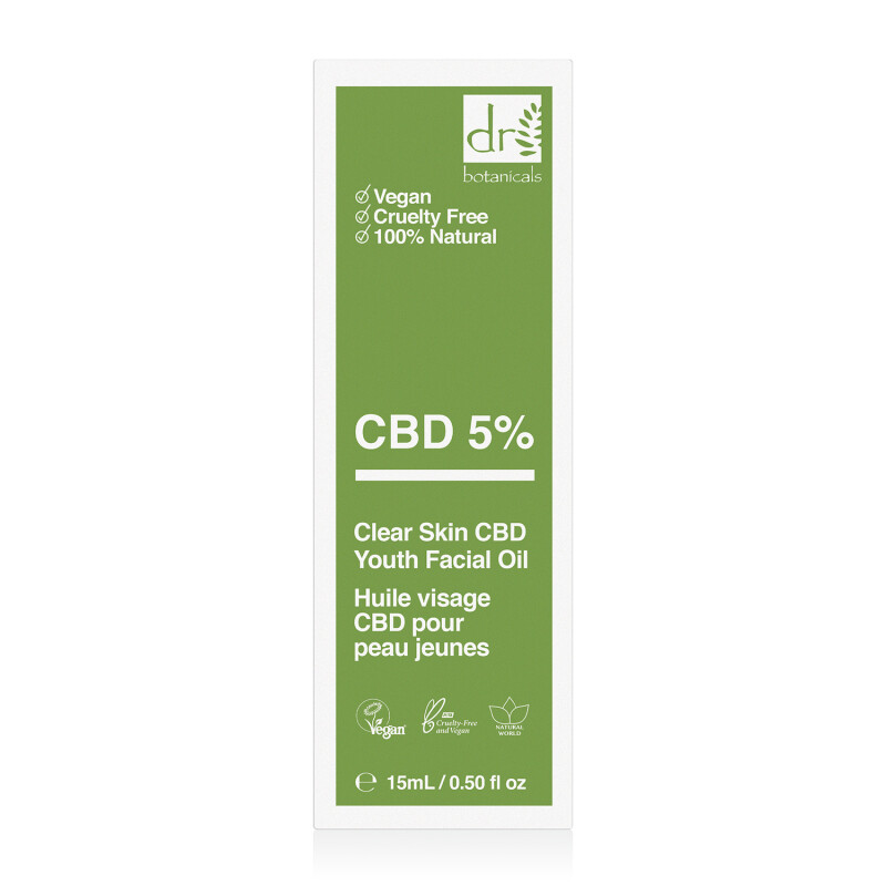 Dr Botanicals Apothecary Clear Skin Youth CBD Facial Oil
