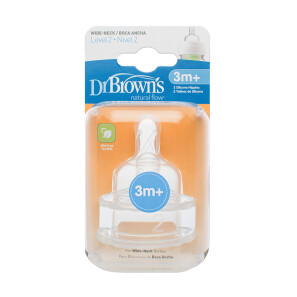 Dr Brown's Level 2 Teat Twin Pack