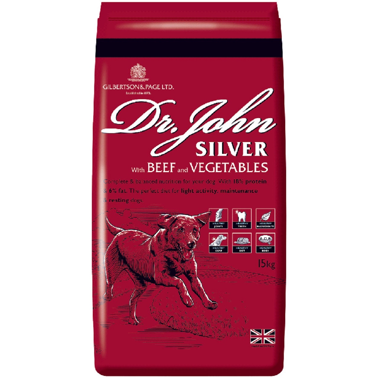 Dr John Silver Beef Working Dog Food 15kg