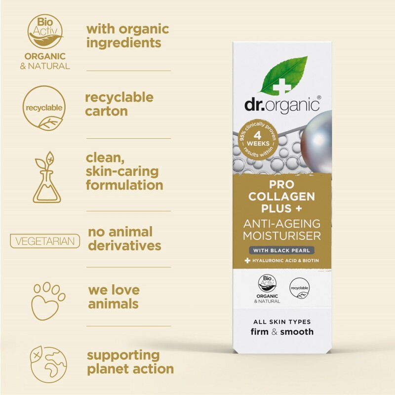Dr Organic Pro Collagen Plus Black Pearl 