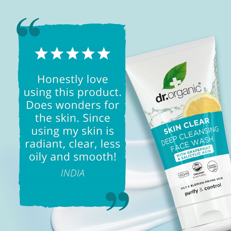 Dr Organic Skin Clear Face Wash