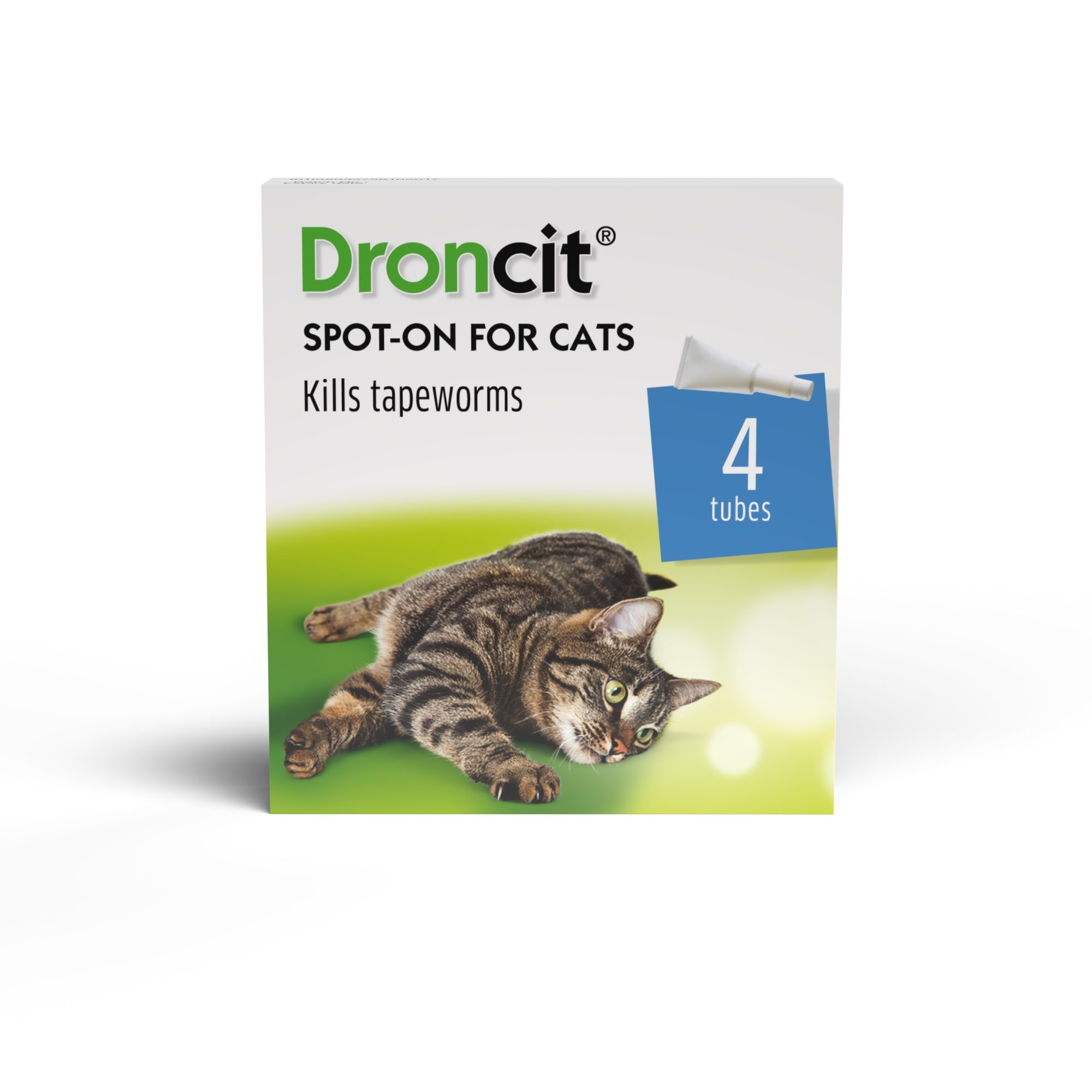 Droncit Spot-On Tapewormer for Cats (from 1kg) 