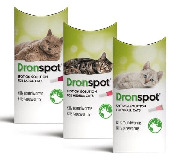 Dronspot Spot On Wormer for Cats 