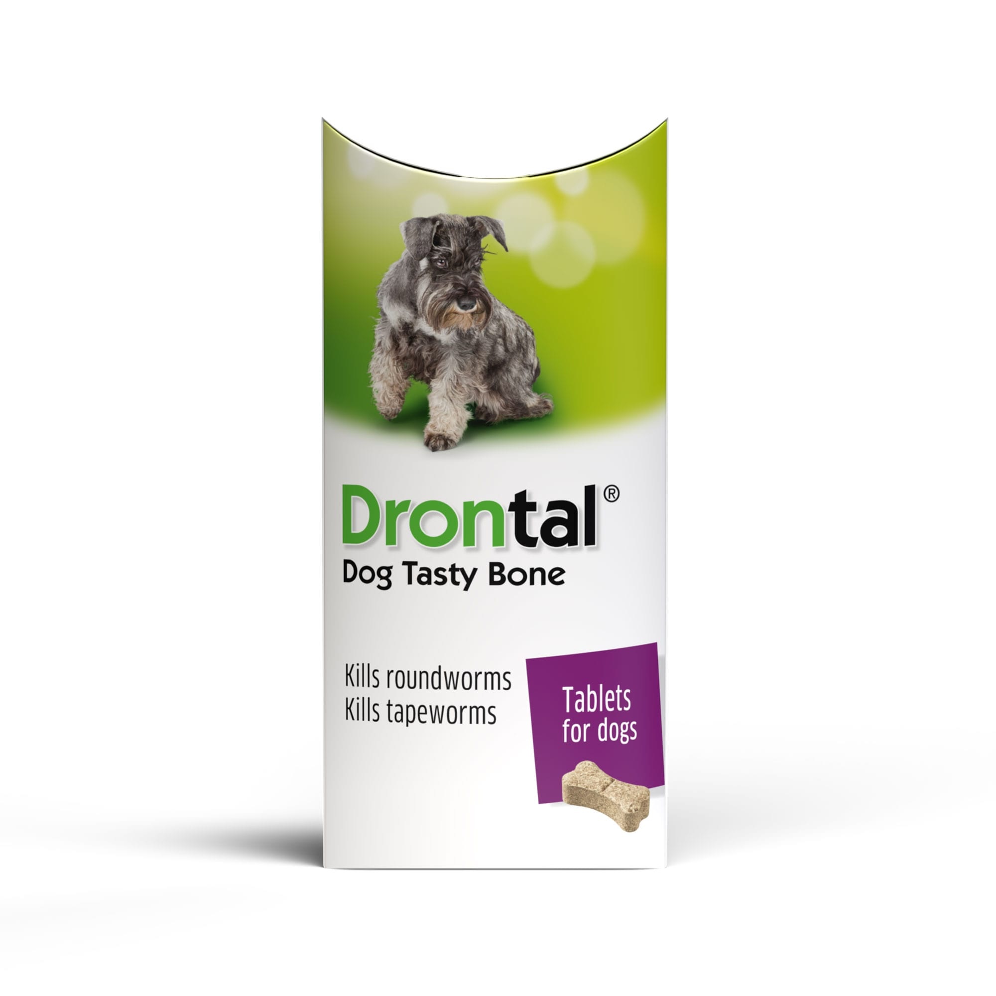 Drontal Tasty Bone Wormer Tablets for Dogs (2 to 20kg) 