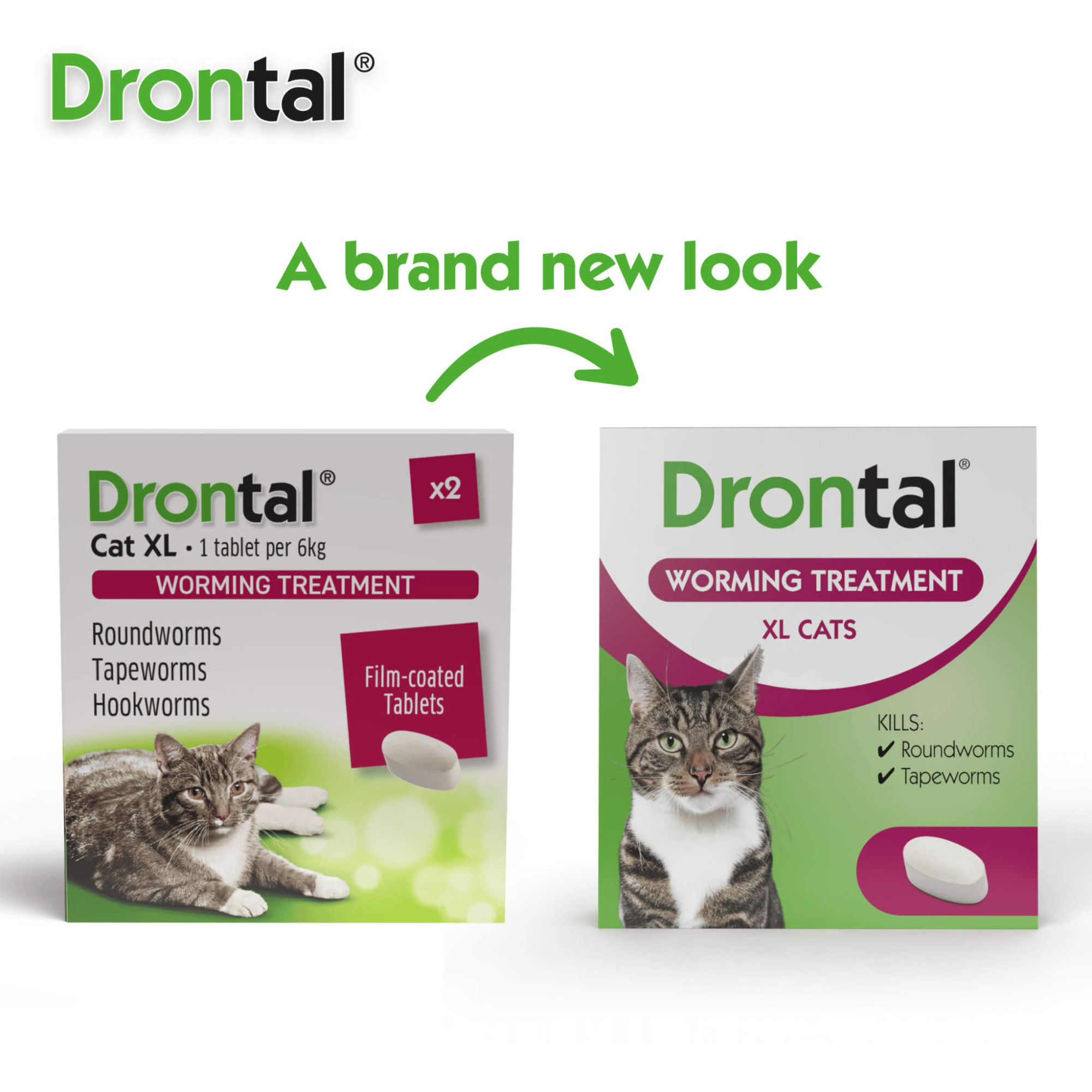 Drontal XL Wormer Tablets for Large Cats 