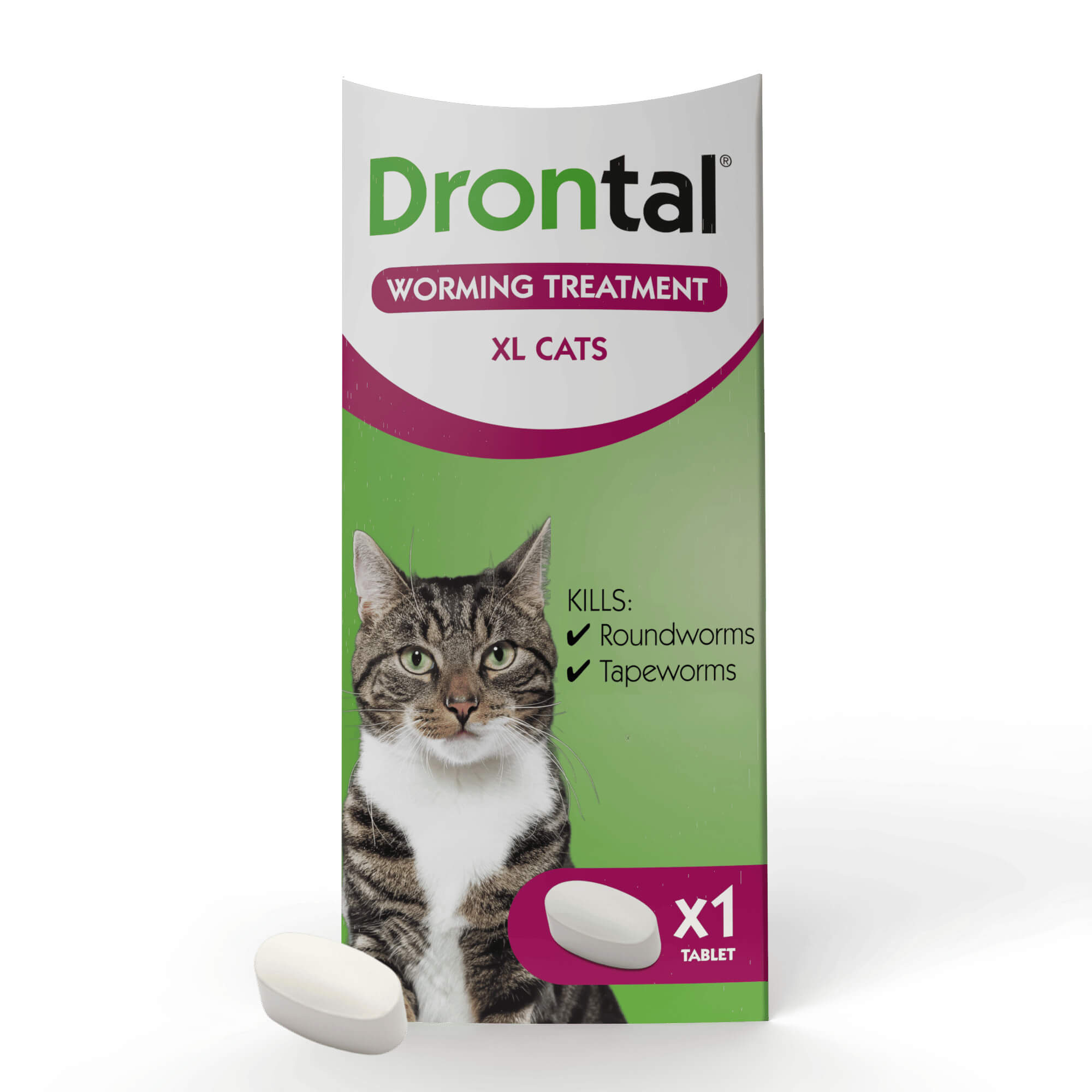 Drontal XL Wormer Tablets for Large Cats 