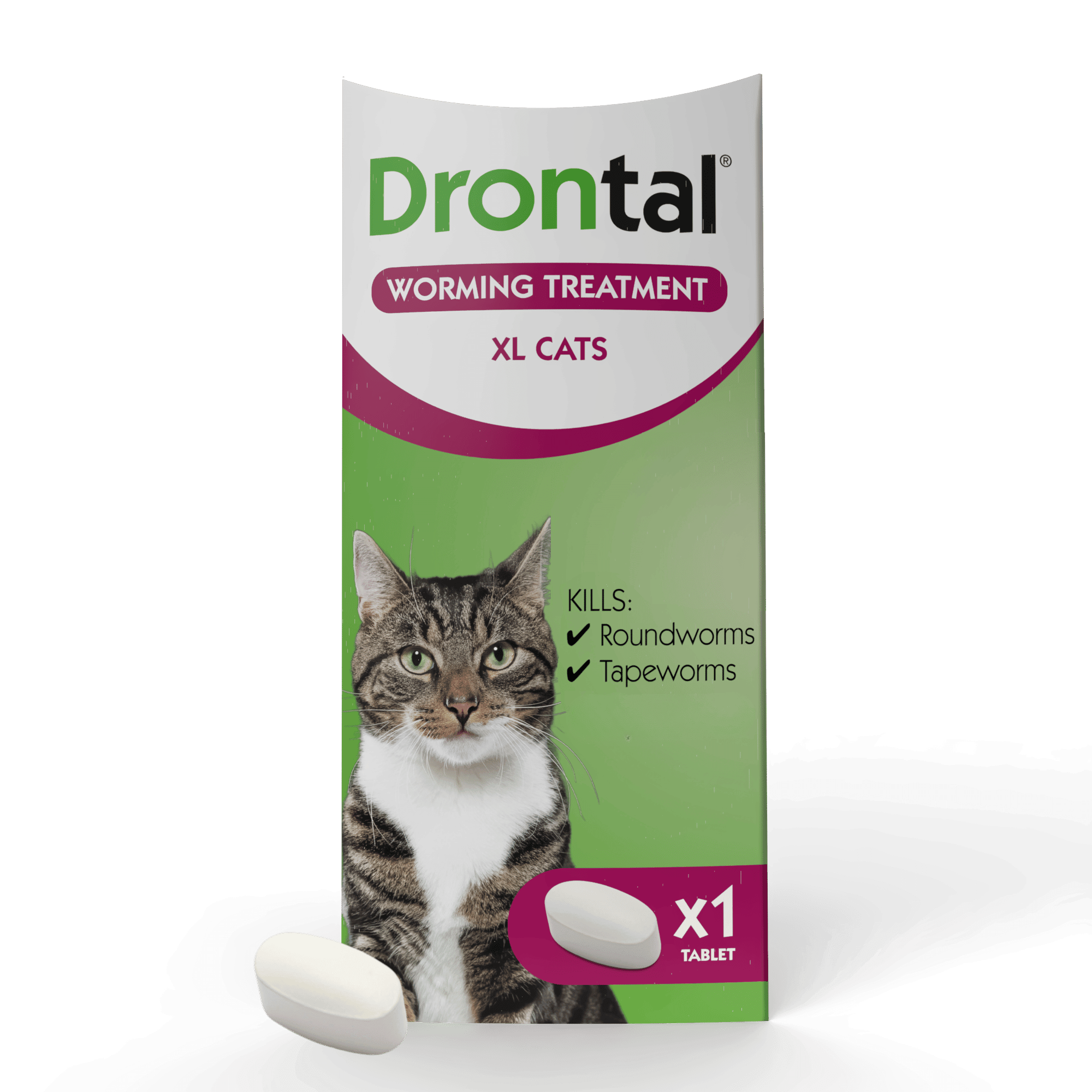 Drontal XL Wormer Tablets for Large Cats 