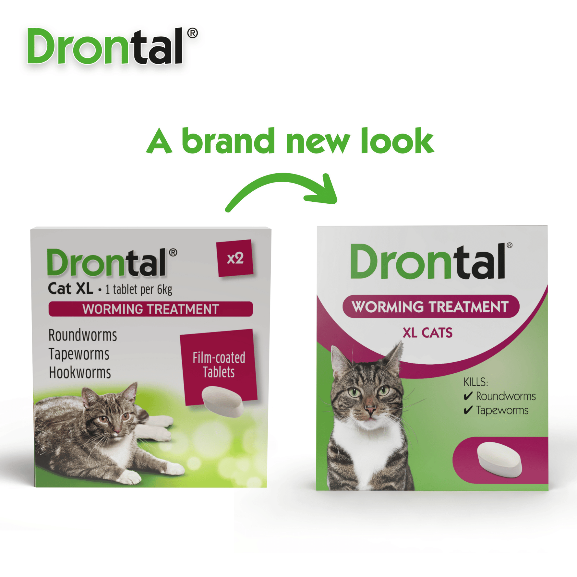 Drontal XL Wormer Tablets for Large Cats 