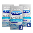 Durex Invisible Extra Sensitive Condoms Triple Pack
