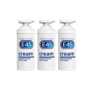  E45 Cream Pump Triple Pack 