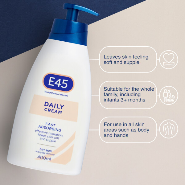 E45 Daily Moisturiser Cream