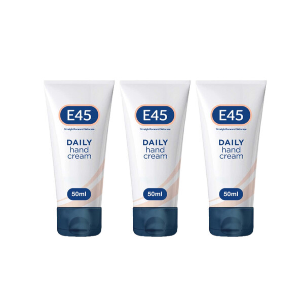 E45 Daily Hand Cream Fast Absorbing Triple Pack