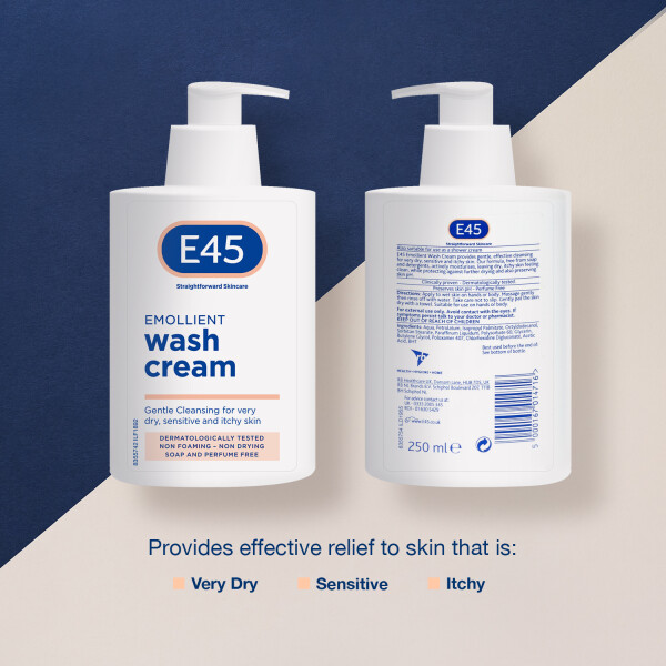 Buy E45 Emollient Wash Cream | Chemist Direct