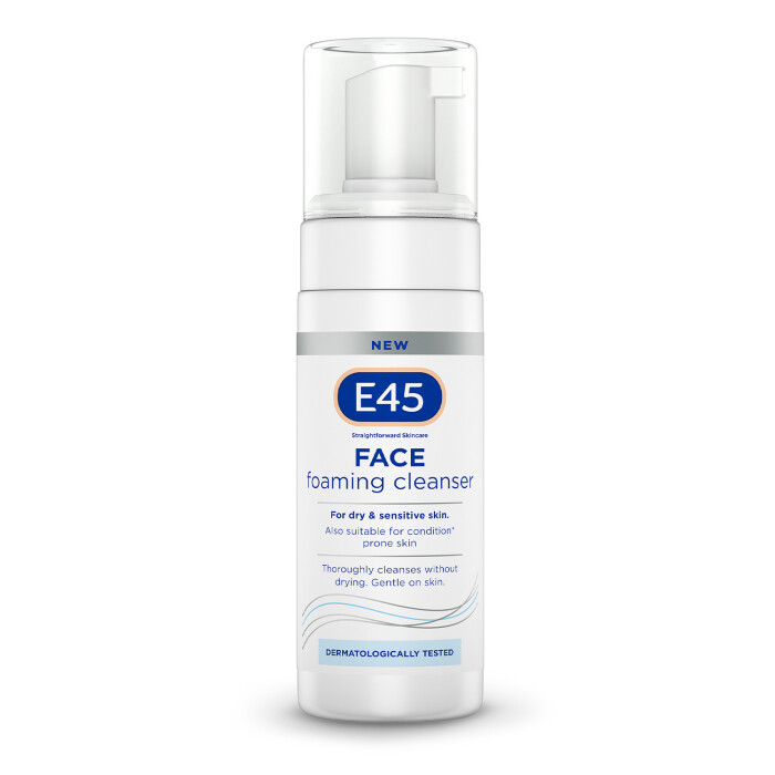 Image of E45 Foaming Face Cleanser for Dry & Sensitive Skin