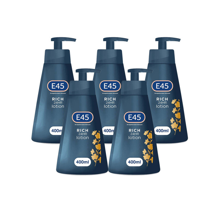 Image of E45 Rich 24HR Lotion Five Pack