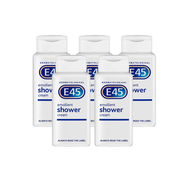 E45 Emollient Shower Cream Five Pack