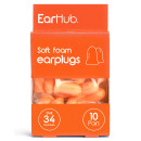 Earhub Premium Soft Orange Foam Earplugs