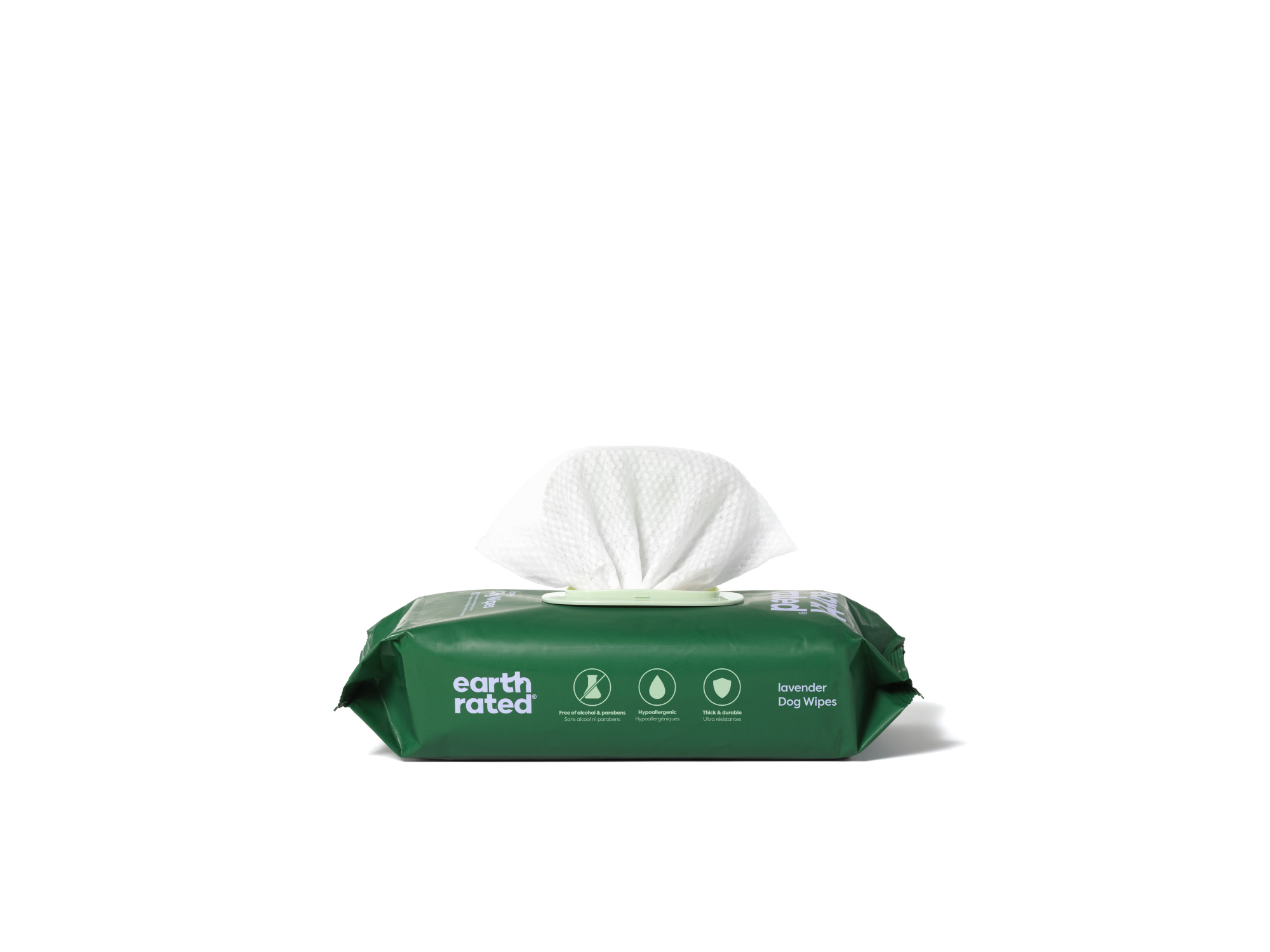 Earth Rated Pet Grooming 100 Dog Wipes Lavender Scented