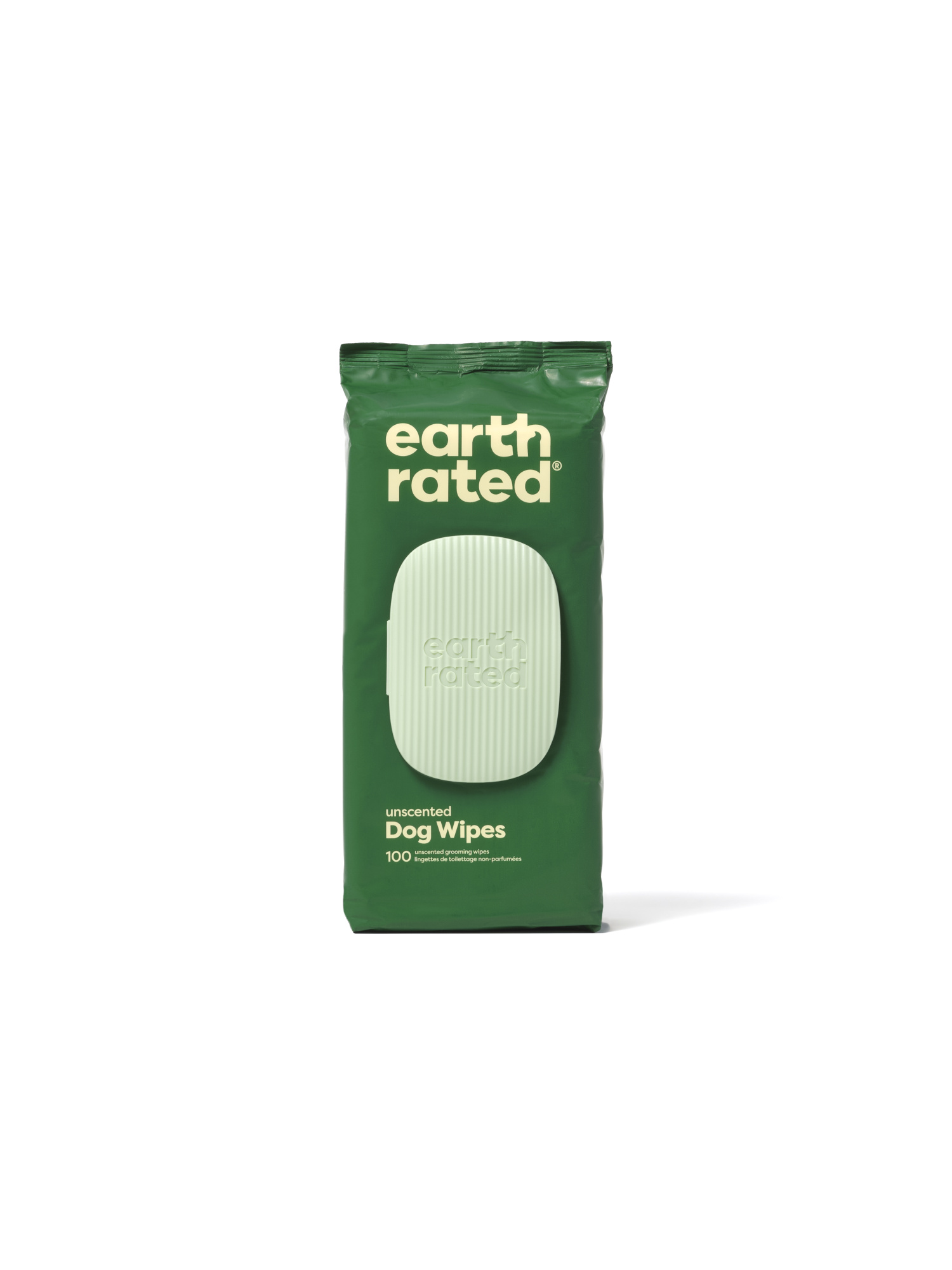 Earth Rated Pet Grooming 100 Dog Wipes Unscented