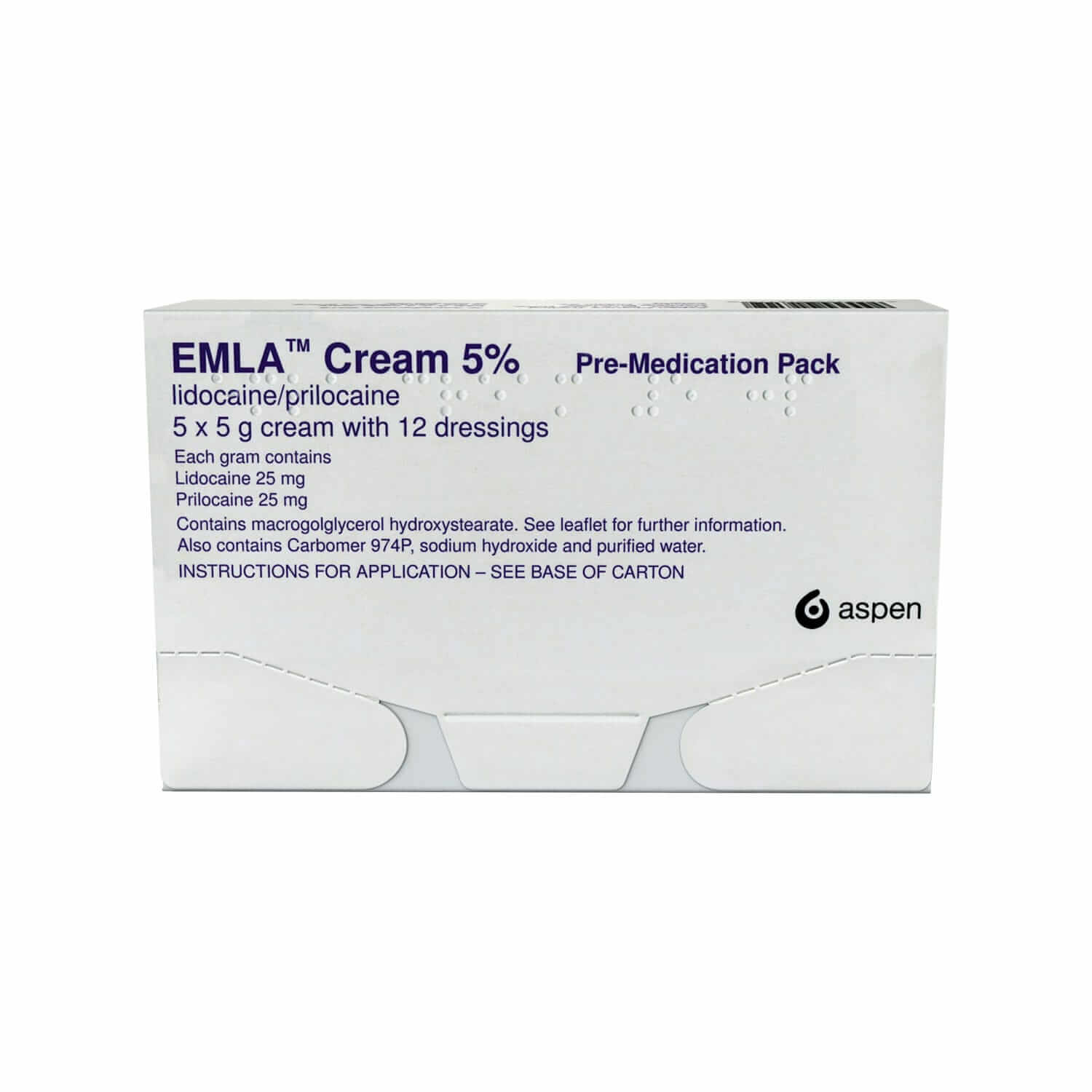 Emla Cream 5x5g Tubes with 12 Dressings Review