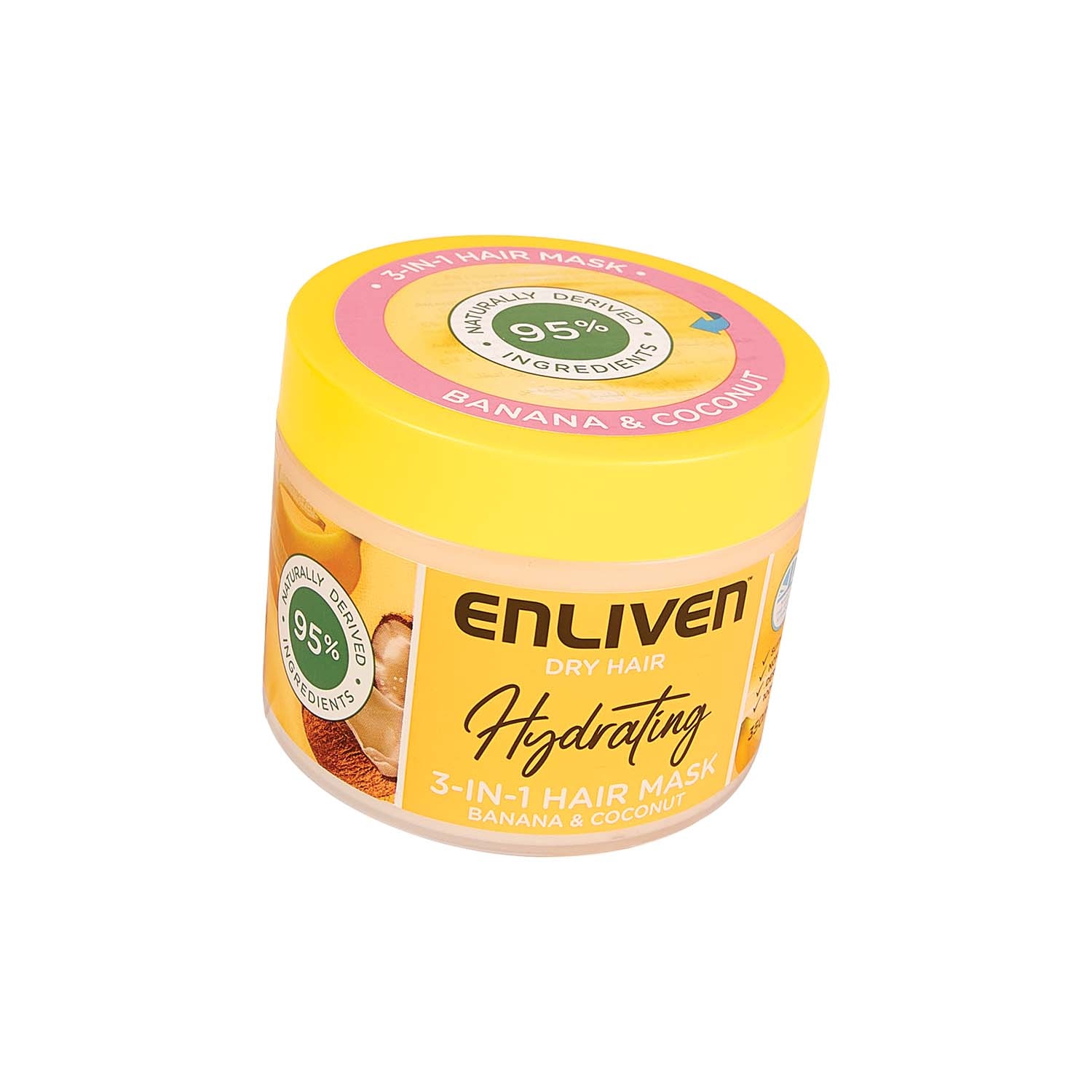 Enliven Fruits Banana & Coconut 3 in 1 Hair Mask